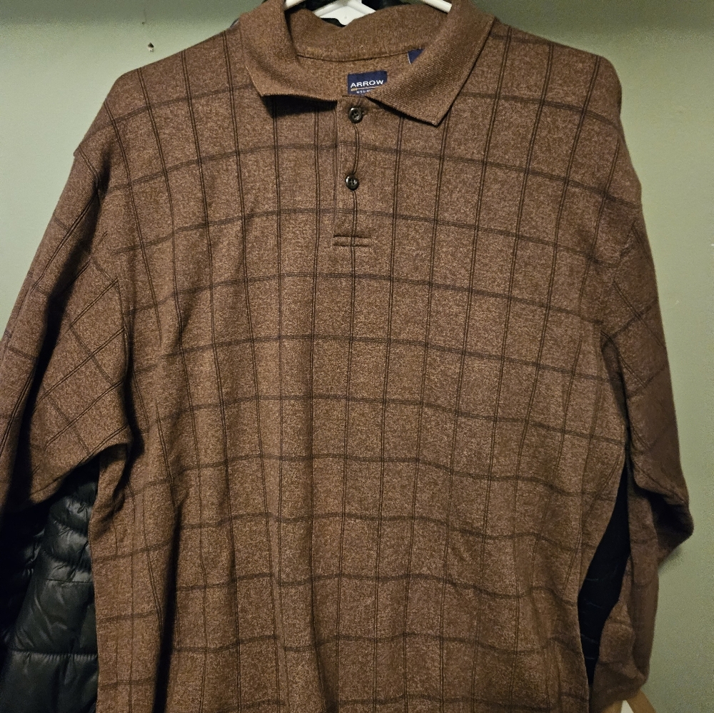 Mens 7 dress shirts size Xl